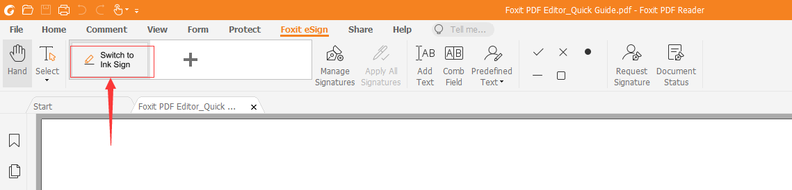 Foxit PDF Reader form filling